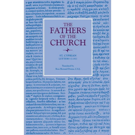 Fathers of the Church Patristic Letters (1-81), (Paperback)