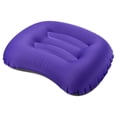 thumbnail image 1 of Unique Bargains Inflatable Pillow, Large 17 x 13' Ultralight Camping Travel Pillow, Purple, 1 of 7