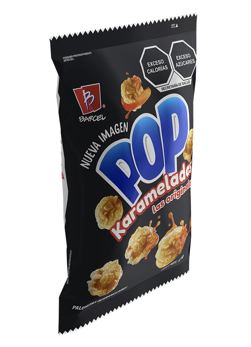 POP Karameladas 45g Box W/5 Bags Snack Mexican Popcorn