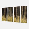thumbnail image 2 of Forêt Foncée d'Automne avec Herbe Verte - Art Moderne sur Toile, 2 of 3