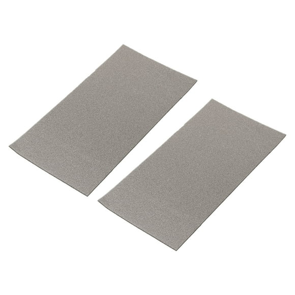 Electrodo de Espuma de Níquel Uxcell, Disco de Electrodos de Batería de Botón Hoja de Espuma de Níquel Porosa 7.87x3.94" 2Pcs Gris