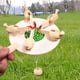 thumbnail image 1 of Juguete de artesanía de madera perfke Pollo picoteando Cinco pollos para Niños pequeños, 1 of 9
