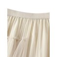 thumbnail image 4 of Lnzyyephy Women's Summer Long Mesh Skirt Solid Color Sheer Flowy Skirt for Travel, Beach, Photography, 4 of 7