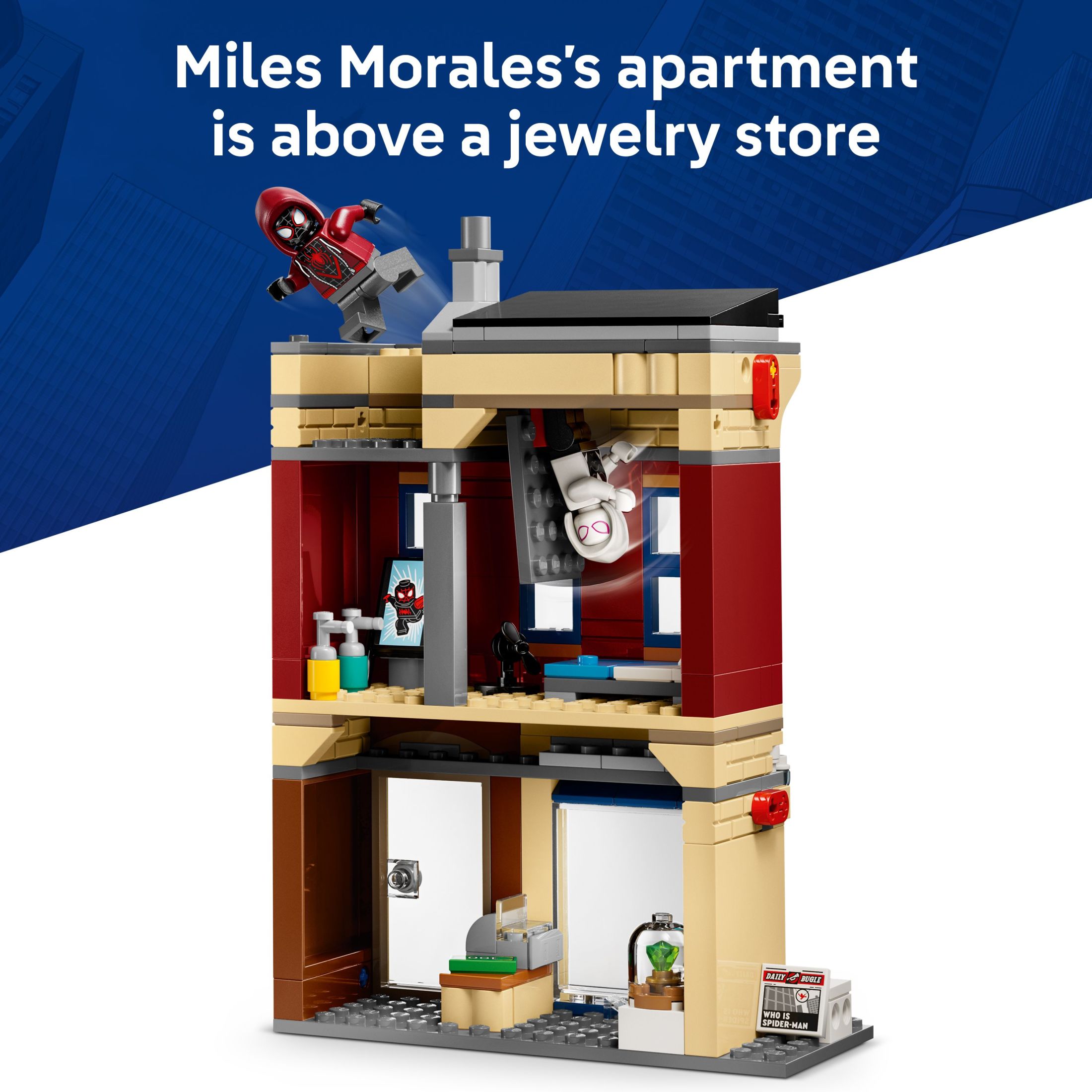 LEGO Marvel Spider-Man vs. Oscorp, Juguete de Construcción - Set de Imaginación con 8 Mini Figuras de Juguete para Niños y Niñas, Mayores de 10 Años - Bloques de Construcción de Superhéroes para Pre Adolescentes - Idea de Regalo Genial para Cumpleaños - 76324 4