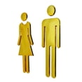 thumbnail image 4 of quatre en un WC de pared para inodoro Calcomanías para Bronce + Oro, 4 of 9