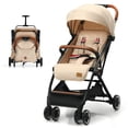 thumbnail image 1 of Cochecito de Bebé Costway Plegable con Marco de Aluminio Ligero Beige 41 x 72 x 96,5 cm, 1 of 10