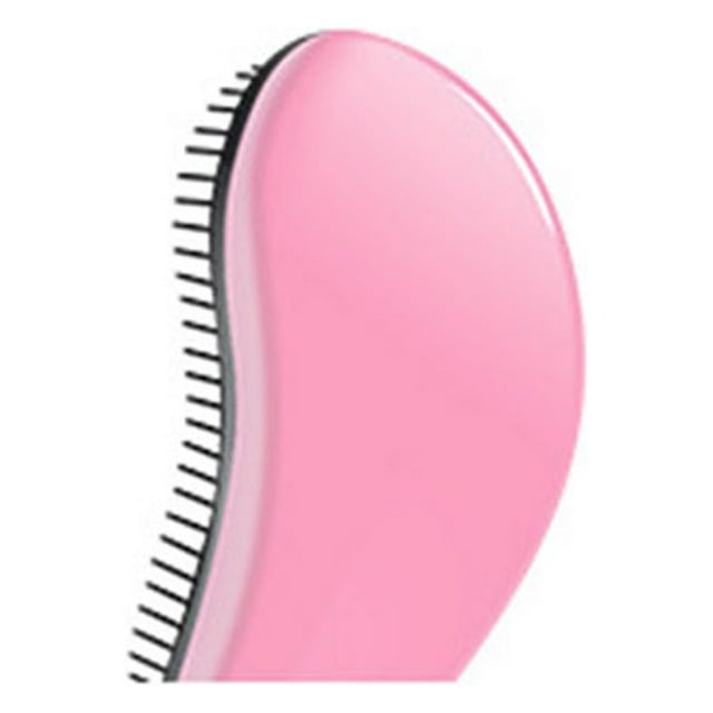 Cepillo para desenredar portátil para mujer, Herramienta de Peinado para el cuero cabelludo para masaje, para adultos, niños, cabello Afro grueso, rizado, seco y húmedo, rosa