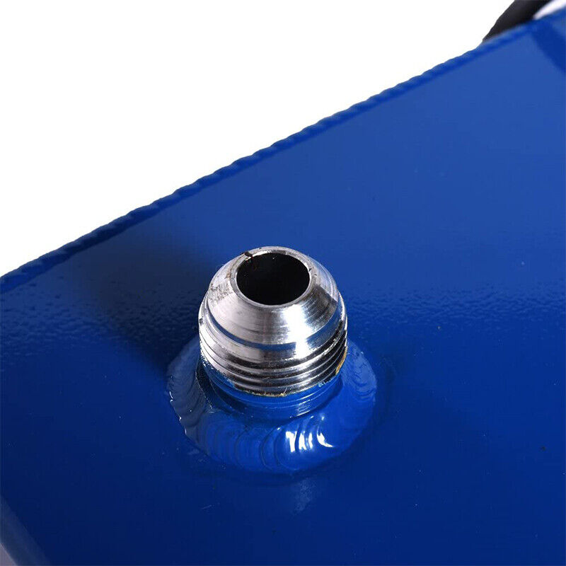 YIUIY 8 GALLON BLUE COATED ALUMINUM RACING/DRIFTING FUEL CELL GAS TANK + LEVEL SENDER