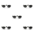 thumbnail image 1 of Greeniant 1 par de gafas de sol para mascotas, gafas de snowboard informales plegables, color blanco Type2 NO2, 1 of 6