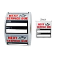 thumbnail image 2 of Oil Change Stickers Removable Oil Change Reminder Sticker for Window with No Residue, Service Due Labels for Car 100Pcs/Roll, 2 of 6