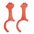 thumbnail image 3 of LOVEVER RV Sewer Spanner 1 Set RV Sewer Fitting Wrench Connect Disconnect Easily Universal Spanner For Most 3in 4in Male Female RV Sewer Orange Multi Purpose Sewer Hose Spanner, 3 of 8