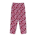 thumbnail image 5 of Naloa Rose Flowers Print Women’s Ultra-Soft Comfy Pajama Lounge Pants with Pockets & Drawstring, 5 of 8