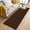 Brown, variant on Solid Black Kitchen Runner Rug 2x6 Washable Runners for Hallway Non Slip Retro Minimalism Abstract Denim Texture Large Area Rug Indoor Floor Carpet for Bathroom Laundry Entryway Bedroom Living Room