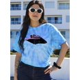 thumbnail image 2 of Smile Slogan Tie Dye Cyclone Women -Image by Shutterstock, Female Medium, 2 of 4