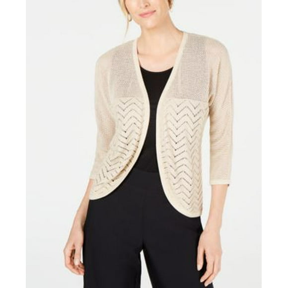 Jm Collection Open-Front Cardigan,