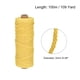 thumbnail image 2 of Algodón Cuerda Retorcido Trenzado Cuerda Cordón, Limón Amarillo 100m/109 Yardas 2mm Diámetro para Pared Colgar, Plantas Colgar, Tejer, Macramé Anudar, 2 of 7