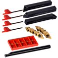 thumbnail image 3 of 18pieces Mini Lathe Indexabse Carbide Turning Tool Holder Bit Set With Dcmt070204 Indexable Carbide Turning Insert, 3 of 5