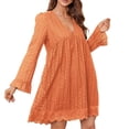 thumbnail image 2 of Vestido de mujer, vestido de mujer, vestido midi de una pieza, vestido informal, tecnología innovadora, 2 of 5