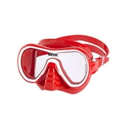 SEAC Junior Giglio Snorkeling and Swimming Soft Silicon Mask, Single Lenses MD S/R RED