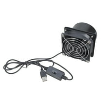 3 Speed Adjustable USB Ventilation Fan 50CFM For Kitchen Bathroom Pet House