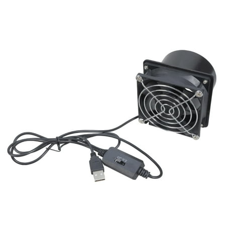3 Speed Adjustable USB Ventilation Fan 50CFM For Kitchen Bathroom Pet House
