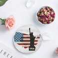 thumbnail image 4 of FMSHPON Independence Day American Flag Map Statue of Liberty Set of 6 Round Coaster for Drinks, Absorbent Ceramic Stone Coasters Cup Mat with Cork Base for Home Kitchen Room Coffee Table Bar Decor, 4 of 6