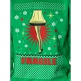 thumbnail image 4 of A Christmas Story Men's Leg Lamp Fragile Pullover Sweatshirt Green, 4 of 4