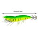 thumbnail image 3 of 20uds. Señuelo de pesca Calamar Fluorescente 3.5# Cebo luminoso Aparejo nocturno (Estilo B), 3 of 3
