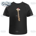 thumbnail image 2 of Camisetas con estampado de jirafa navideña, ropa para hombre, camisetas y camisetas nuevas, Camiseta estampada de algodón para mujer, ropa Y2K, camiseta divertida bonita, 2 of 5