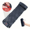 thumbnail image 1 of Matelas Gonflable Ultraléger pour Camping avec Pompe Intégrée Noir, 1 of 5