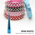 thumbnail image 3 of FAGINEY 7mm 10 Sets Metal Spike Rivets and Studs Screw Back for DIY Leather Craft, Cone Rivet, Cone Spikes, 3 of 7