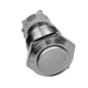 thumbnail image 1 of Interruptor de Botón Pulsador Momentáneo O de Enclavamiento de Metal de material ero Inoxidable Prueba de Agua de 19 Mm 250V 5A 1NO 1NC (0, 1 of 8
