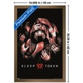 thumbnail image 3 of Sleep Token - Grabbing Hands Red Wall Poster, 14.725" x 22.375" Framed, 3 of 5