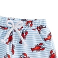 thumbnail image 7 of Boys Smocked Outfit 2T Toddler Baby Boy Girl Crawfish Outfit Lobster Short Sleeve T-Shirt Tops Shorts Set Baby Summer Clothes, 7 of 7