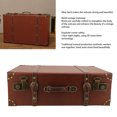 thumbnail image 4 of Vintage Suitcase, Retro Suitcase Large Capacity Alloy Latch  for Home Travel Go Out, 4 of 7