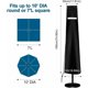 thumbnail image 4 of Funda para sombrilla, doble capa, impermeable, anti-UV, resistente, hecha de tela Oxford 210D, funda protectora para sombrilla con cremallera (1903,050 cm), 4 of 5