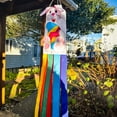 thumbnail image 5 of In the Breeze 5052 — Bunny Windsock Easter Holiday Hanging Decoration, 40-Inches — Colorful Seasonal Decor for Yards and Gardens, 5 of 8