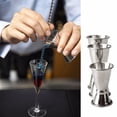 thumbnail image 2 of POINTERTECK Stainless Steel Double Shaker Cup Bar Cocktail Jigger Liquor Measuring Tool, 2 of 7