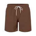 thumbnail image 4 of Ruyang Boys Quick Drying Shorts Cotton Casual Surfing Beach Shorts Summer Stretch Swim Shorts with Adjustable Drawstring, 4 of 5