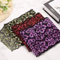 thumbnail image 5 of Uxcell 7.1 Inch Wide 5 Yard Lace Ribbon Floral Pattern Black+Red Lace Trim Ribbon for Sewing Making, 5 of 5