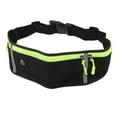 thumbnail image 2 of Sac de Taille Sport, Matériau Nylon Résistant à l'Usure Sac de Taille pour Casque Design Trou pour Cyclisme pour Randonnée pour Course Noir, 2 of 8