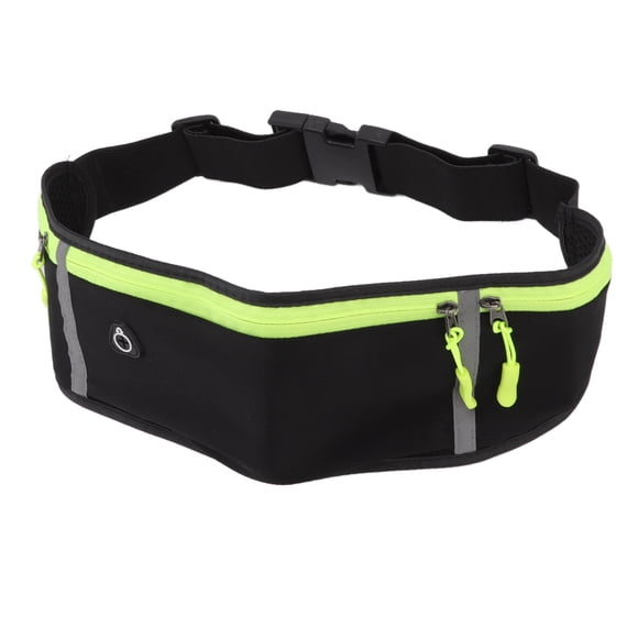 Sac de Taille Sport, Sac de Taille Résistant à l'Usure pour Entraînement Physique, Cyclisme, Randonnée, Course, Noir