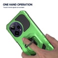 thumbnail image 6 of Thousandgear Compatible for Cricket Icon Plus - 2026 / AT&T Verge 2 Phone Case, Hybrid Magnetic Ring Kickstand Holder Full-Body Armor Protective Military Grade Cover with Screen Protector, Green, 6 of 6