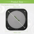 thumbnail image 6 of Unique Bargains 4 Set 4" Car Speaker Grills Cover Mesh Square 4 Inch Audio Speaker Subwoofer with Screws ABS Black, 6 of 8