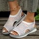 thumbnail image 1 of MKLEKYY Sandalias de Piso para Mujer, Sandalias deportivas Transpirables Informales de Suela Gruesa de Talla Grande para Mujer, 1 of 5