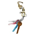 thumbnail image 2 of KYLINK Skull Rare Biker EDC Keychain Droid Drone Carabiner Key Ring, 2 of 7