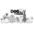 thumbnail image 2 of Calcomanías de pegatinas de arte de pared de salón impermeables de PVC con patrón de perros Ndcxsfigh Libre de BPA, 2 of 7