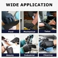 thumbnail image 4 of Nitrile Gloves 100 Count 5 Mil Disposable Cleaning Gloves for Food Prep and Painting for Tools/Office(Black),Ccwuwei, 4 of 9