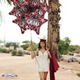 thumbnail image 5 of PMU Graduation Congrats Grad Star Burgundy 18 Inch Mylar Balloon Pkg/1, 5 of 7