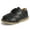 A02/Black, variant on Meckior Toddler Boys Girls Oxford Dress Shoes Classic PU Leather Lace Up Loafer Flats for Little Kids
